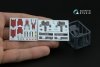 Quinta Studio QD+48349 Kawasaki T-4 3D-Printed & coloured Interior on decal paper (Hasegawa) (with 3D-printed resin parts) 1/48